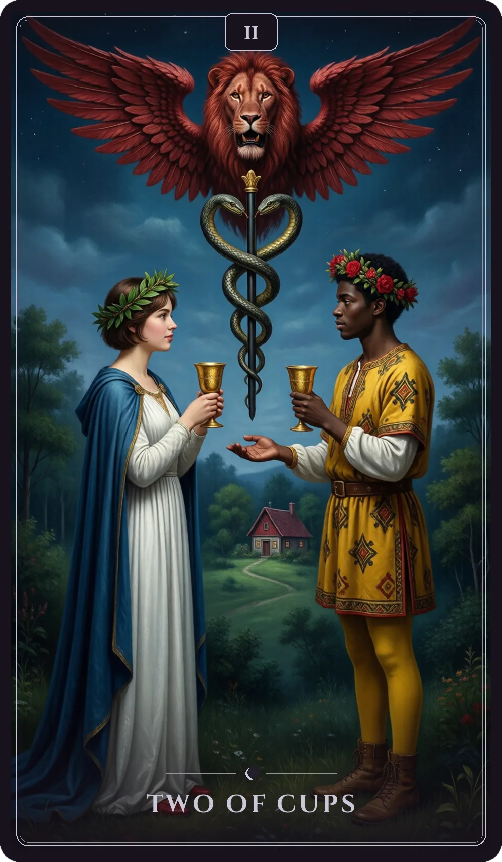 Two of Cups tarot card