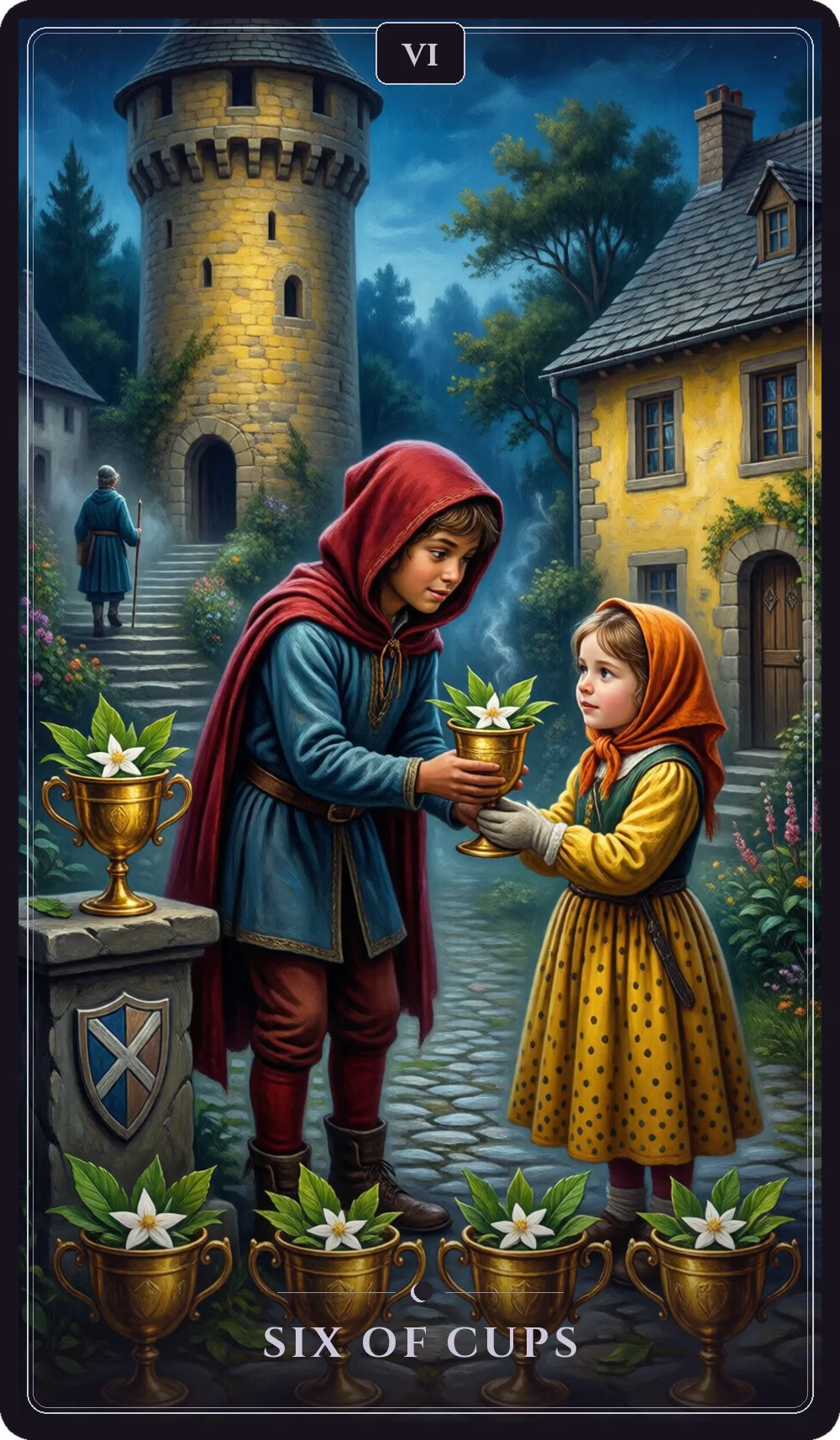 Six of Cups tarot card