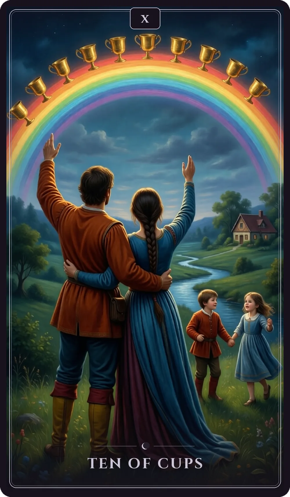 Ten of Cups tarot card