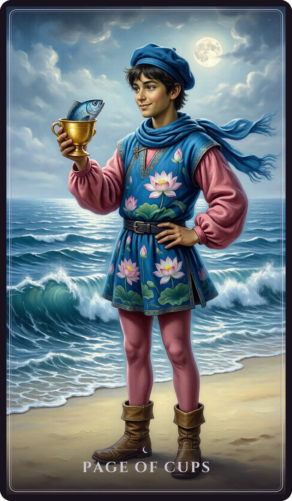 Page of Cups tarot card