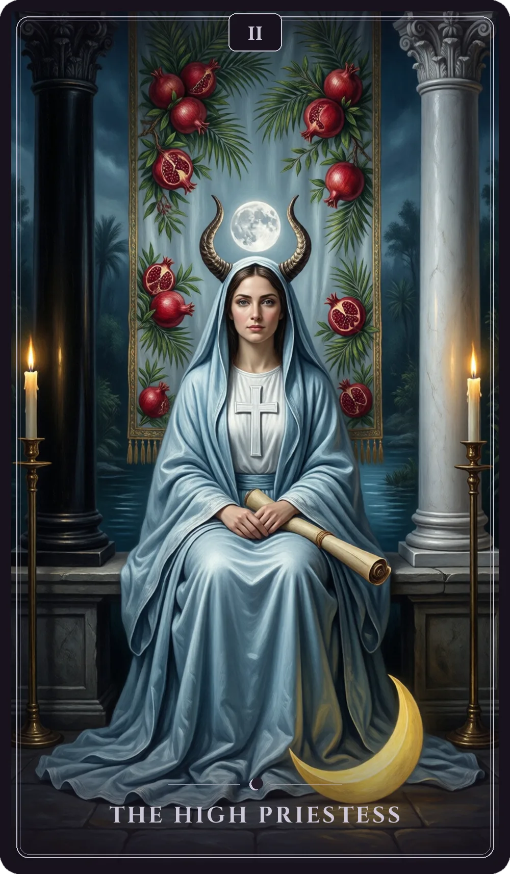 The High Priestess tarot card