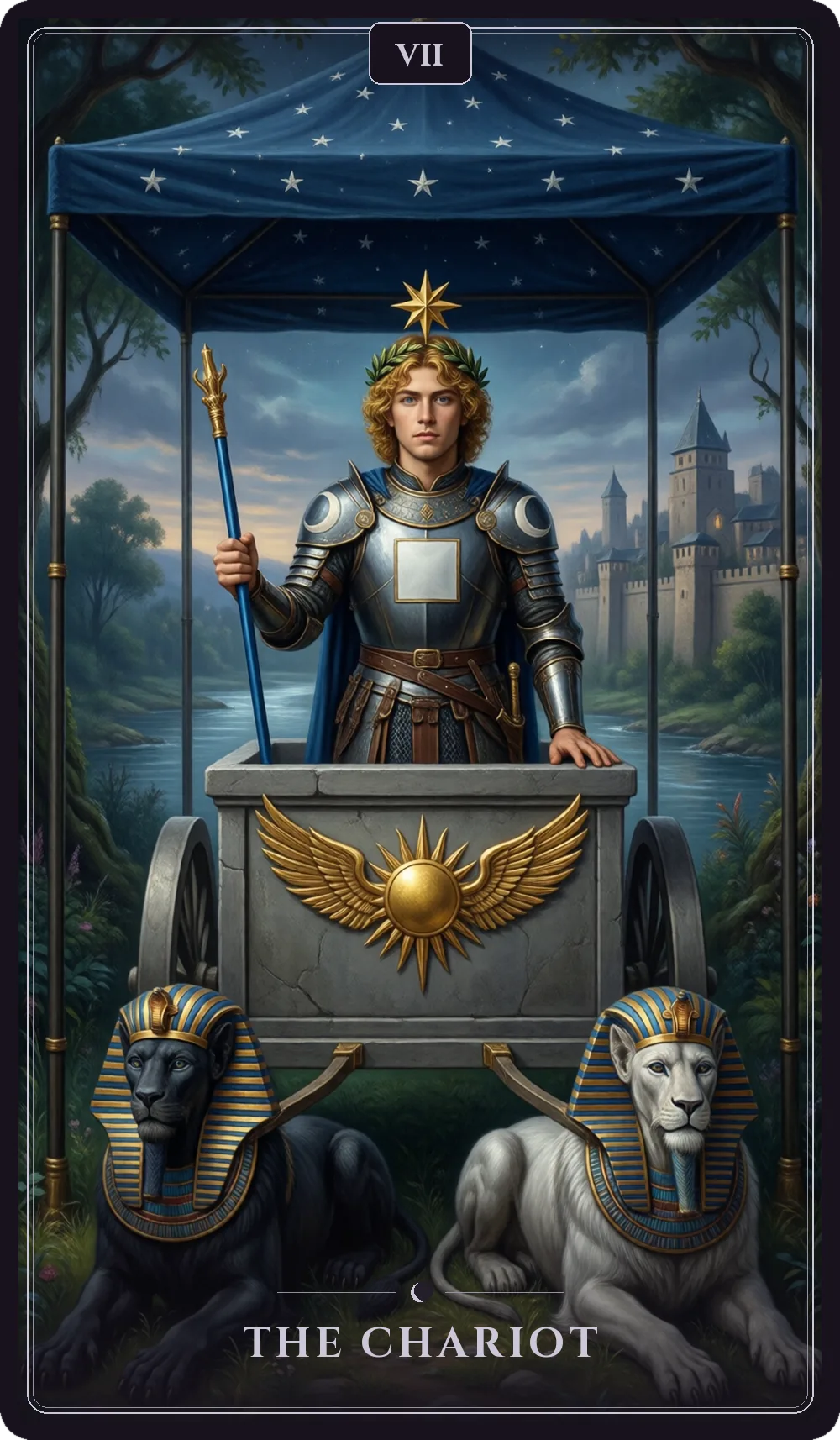 The Chariot tarot card