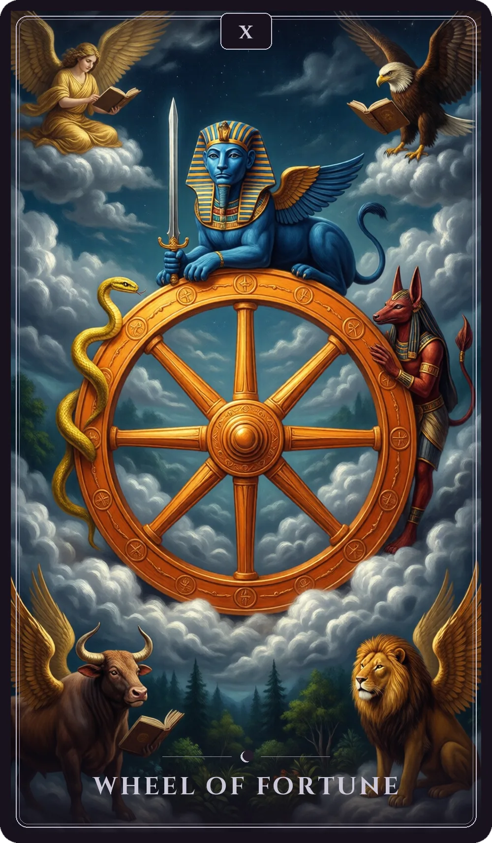 Wheel of Fortune tarot card