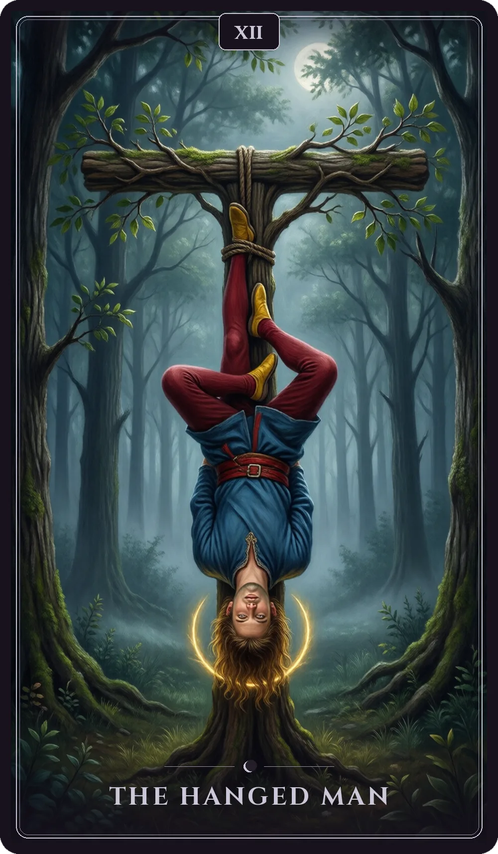 The Hanged Man tarot card