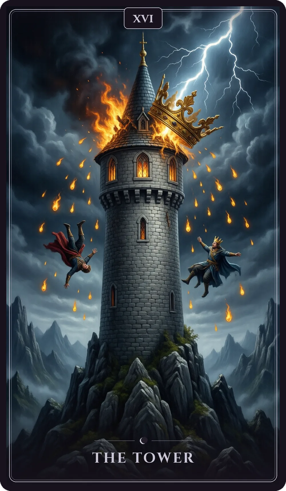 The Tower tarot card