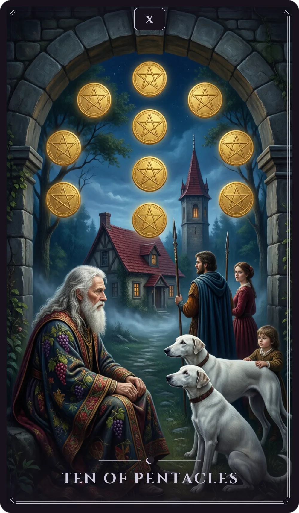 Ten of Pentacles tarot card