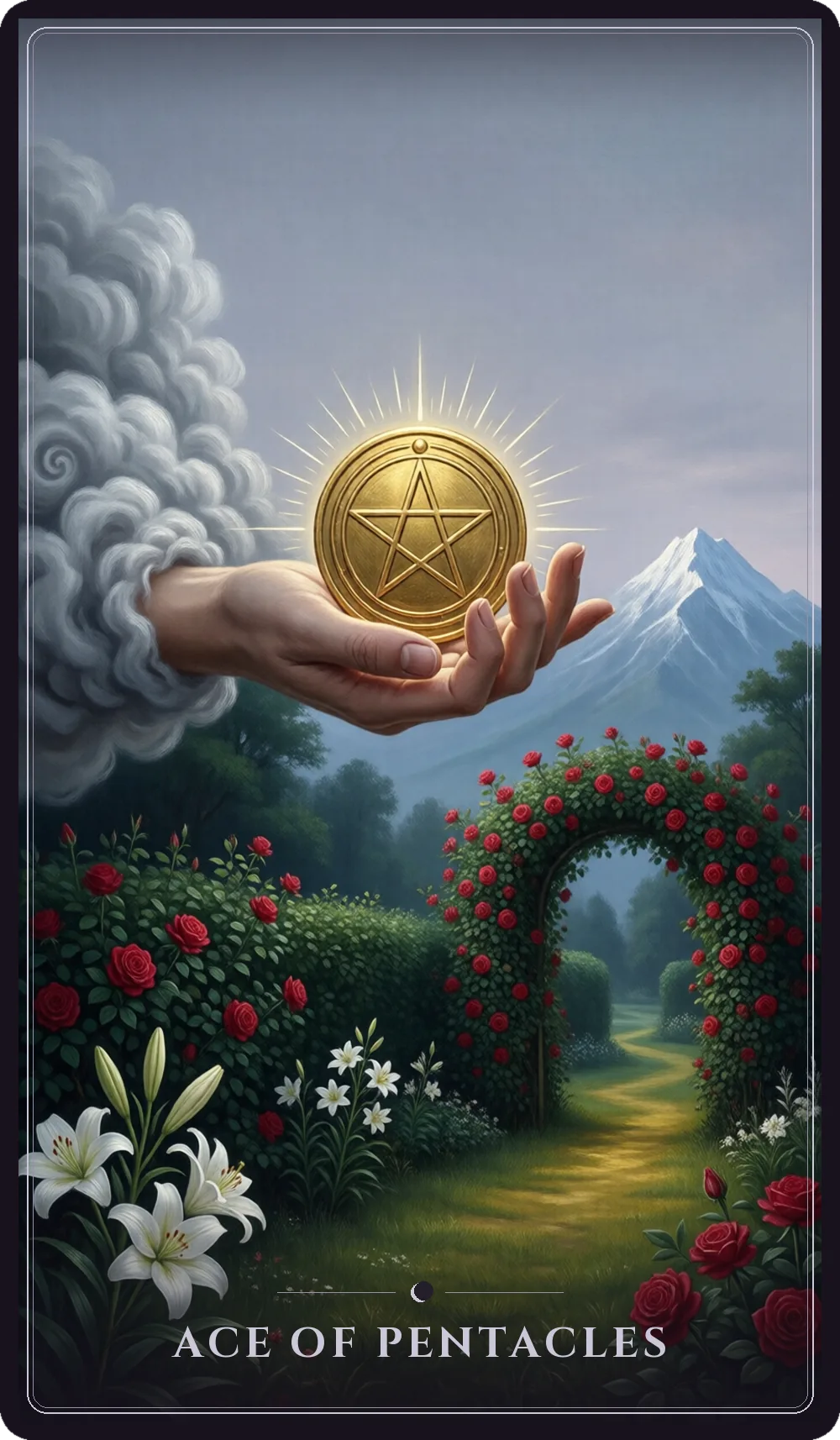 Ace of Pentacles tarot card