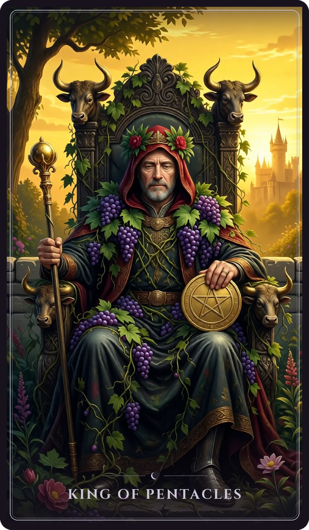 King of Pentacles tarot card