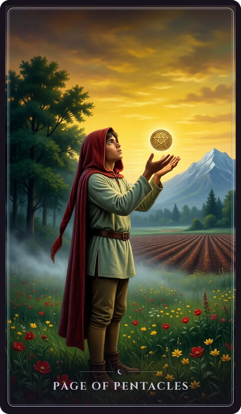 Page of Pentacles tarot card