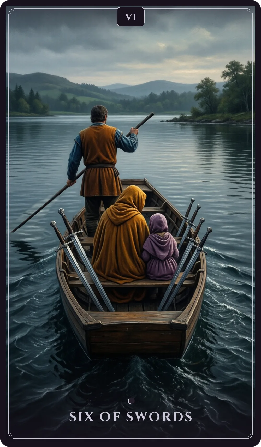 Six of Swords tarot card