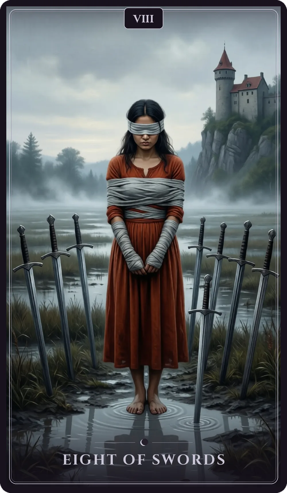 Eight of Swords tarot card