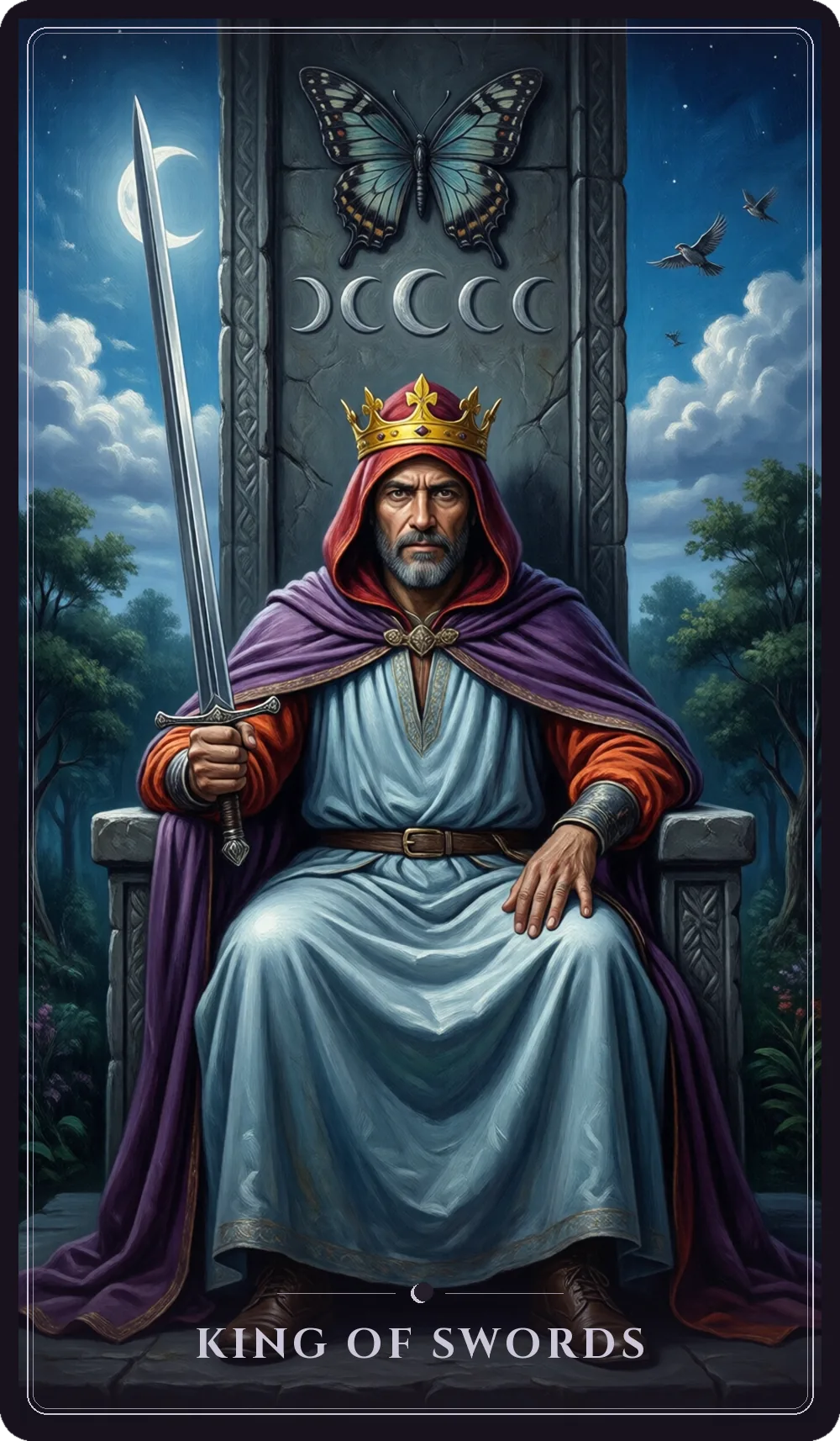 King of Swords tarot card