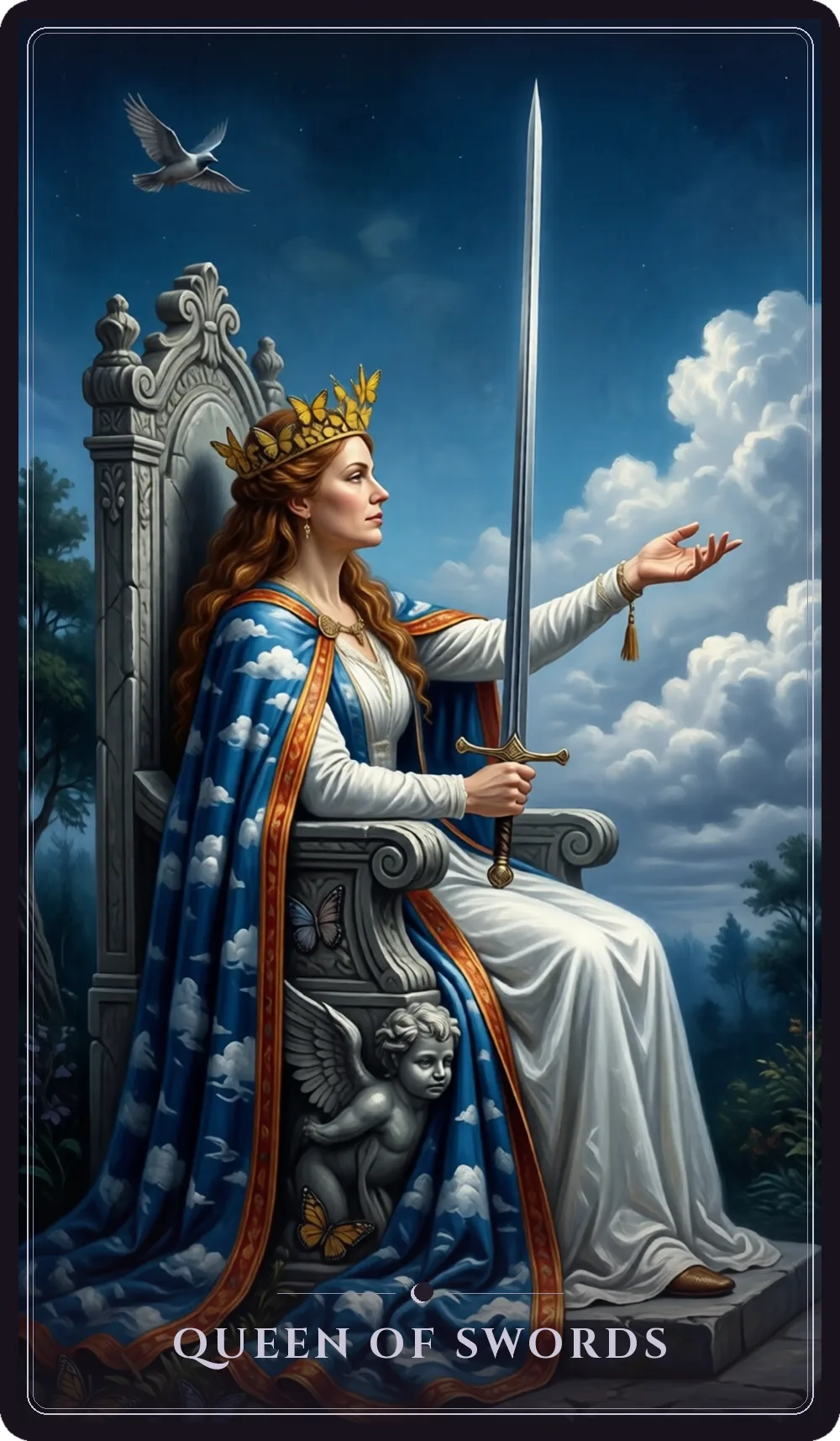 Queen of Swords tarot card