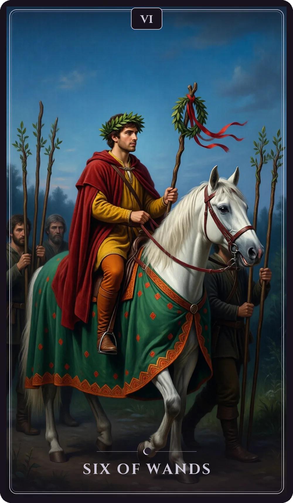 Six of Wands tarot card