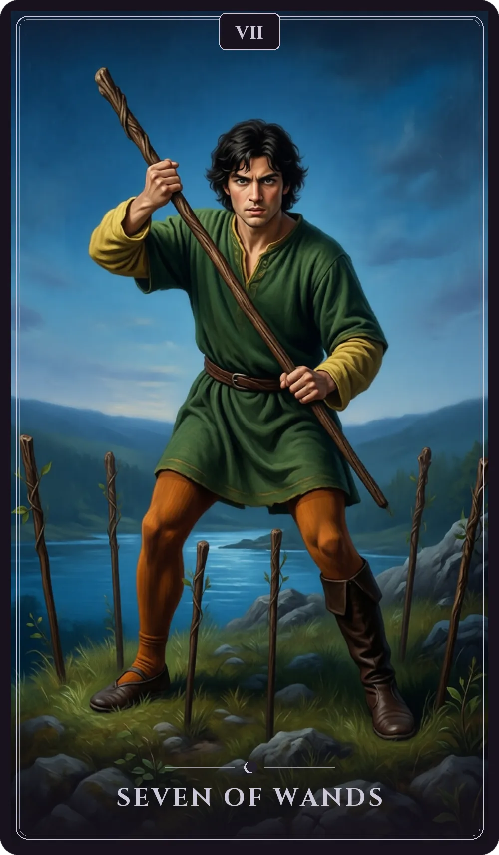 Seven of Wands tarot card