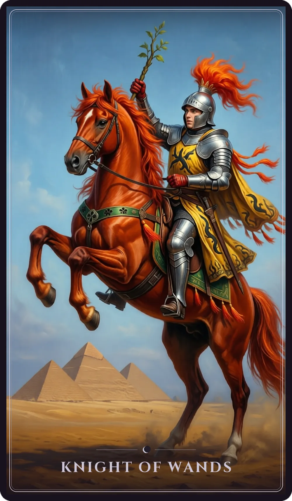 Knight of Wands tarot card
