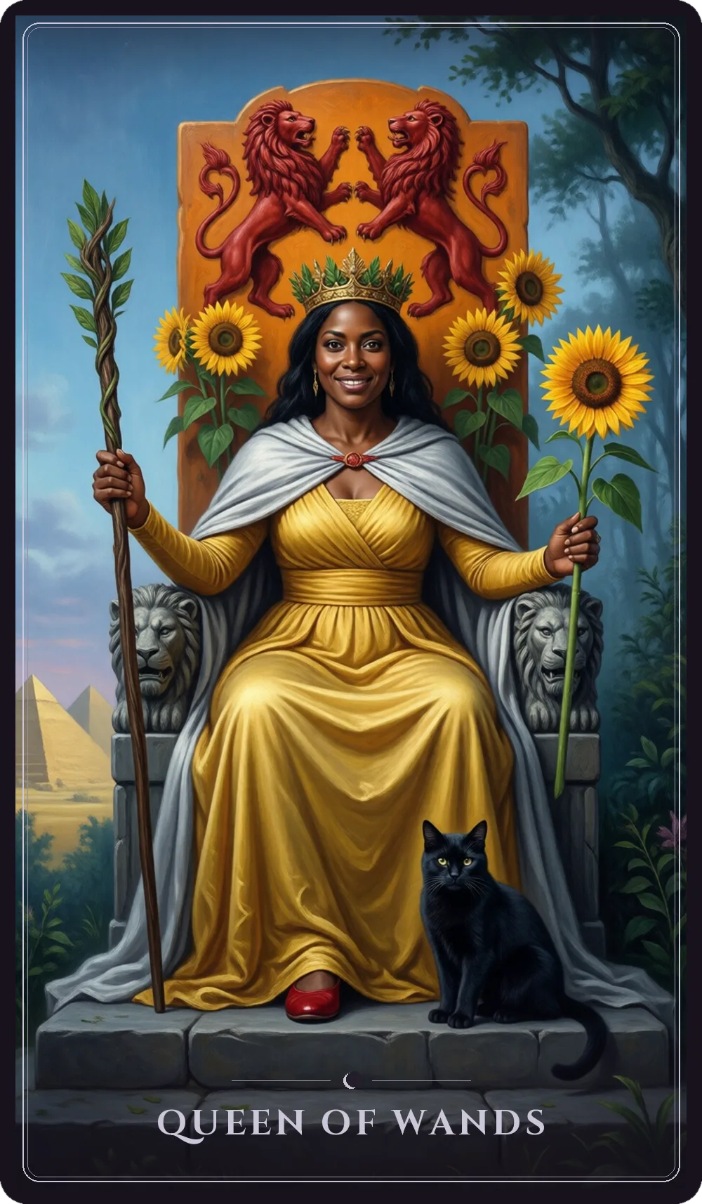 Queen of Wands tarot card